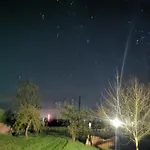 Secret Hot Tub - Heated Dome Lincoln Firepit Projector