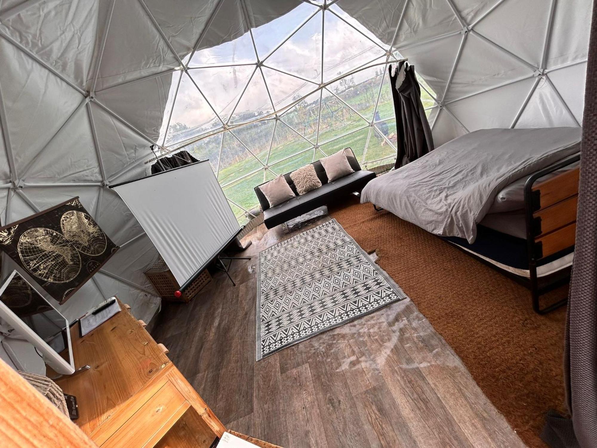 Secret Hot Tub - Heated Dome Firepit Projector