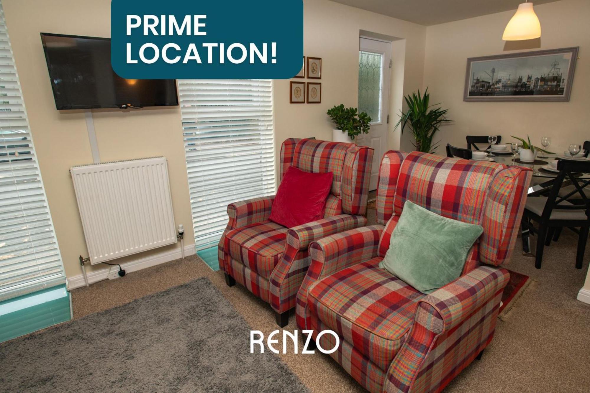 Cosy And Beautiful 2-bed In By Renzo, Free Parking, Close To Centre Apartamento Lincoln