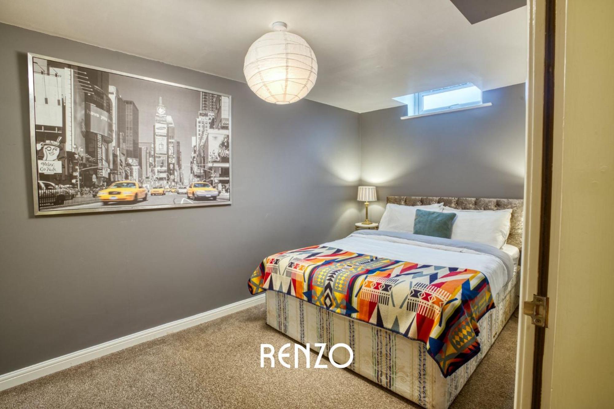 Cosy And Beautiful 2-bed In By Renzo, Free Parking, Close To Centre Apartamento Lincoln