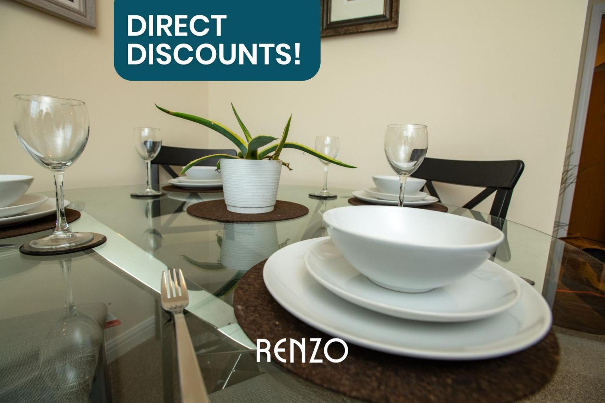 Cosy And Beautiful 2-bed In By Renzo, Free Parking, Close To Centre Apartamento Lincoln
