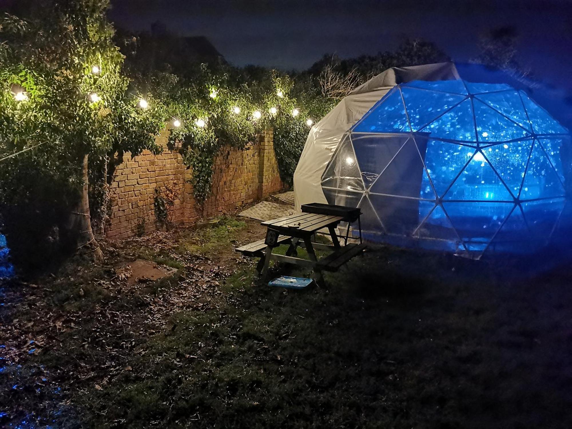 Secret Heated Dome Lincoln Firepit Projector Apartment