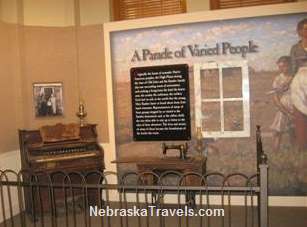 Mari Sandoz High Plains Heritage Center display - on Chadron State College Campus