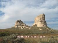 Chimney Rock - on Oregon Trail east of Scottsbluff