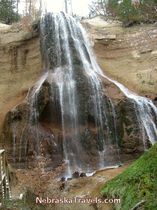 Smith Falls on Niobrara River near Valentine, Nebraska - Nebraska's Tallest Waterfall