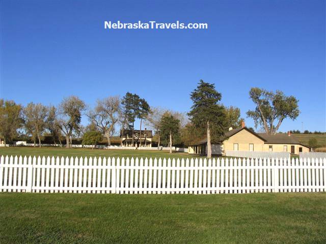 Fort Hartsuff State Historical Park Buildings on edge of Nebrasks Sandhills near Burwell